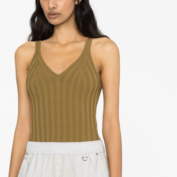HELMUT LANG Fine Wool Rib Tank - Picture 1 of 5